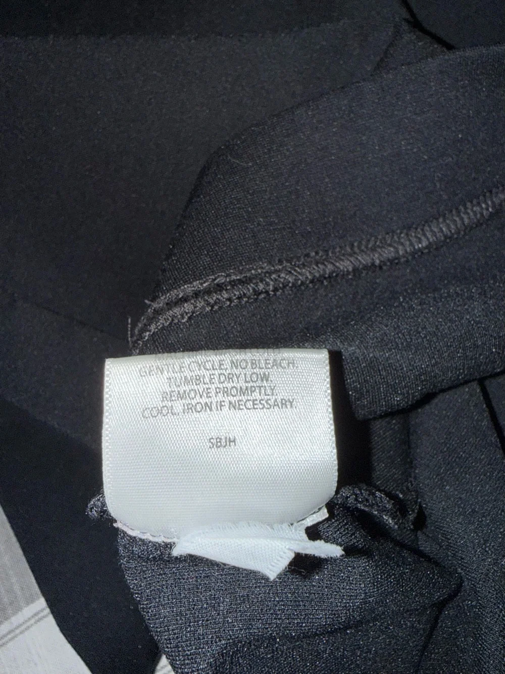 Eileen Fisher Straight Leg Classic Pant Black Large